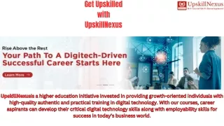 get upskilled with upskillnexus