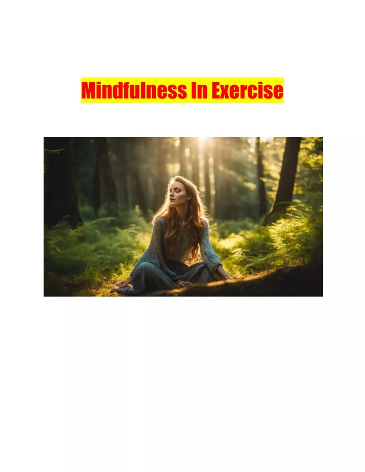 mindfulnessinexercise