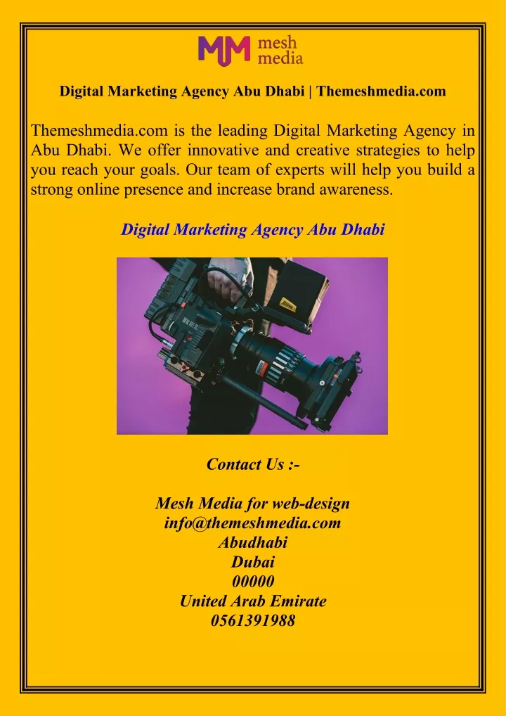 digital marketing agency abu dhabi themeshmedia