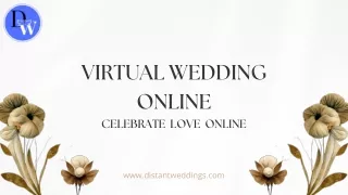 Virtual Wedding Online