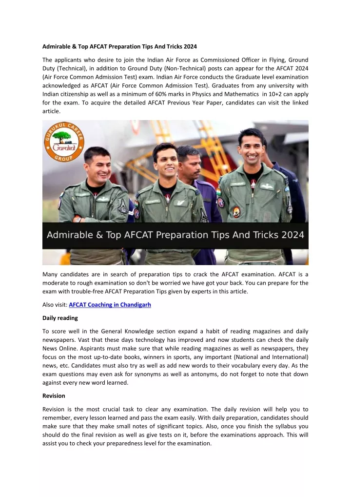 admirable top afcat preparation tips and tricks