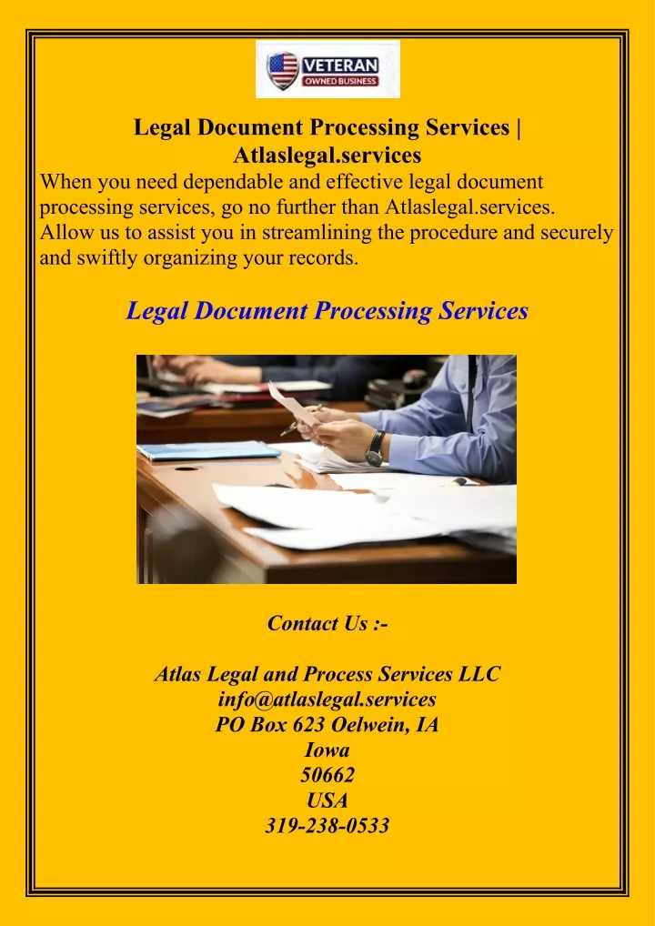 legal document processing services atlaslegal