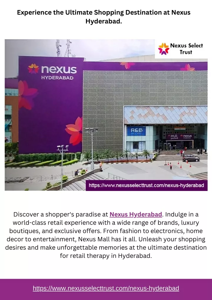 experience the ultimate shopping destination