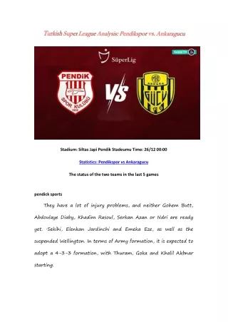 Turkish Super League Analysis文档