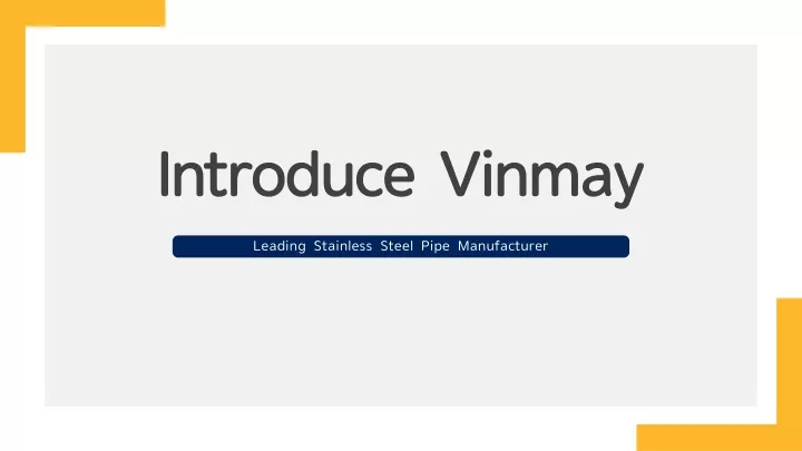 introduce vinmay