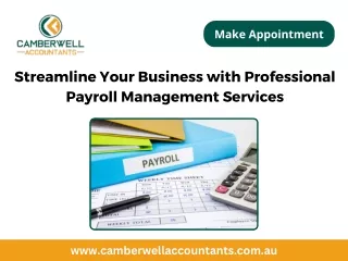 Streamline Your Business with Professional Payroll Management Services