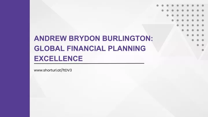 andrew brydon burlington global financial