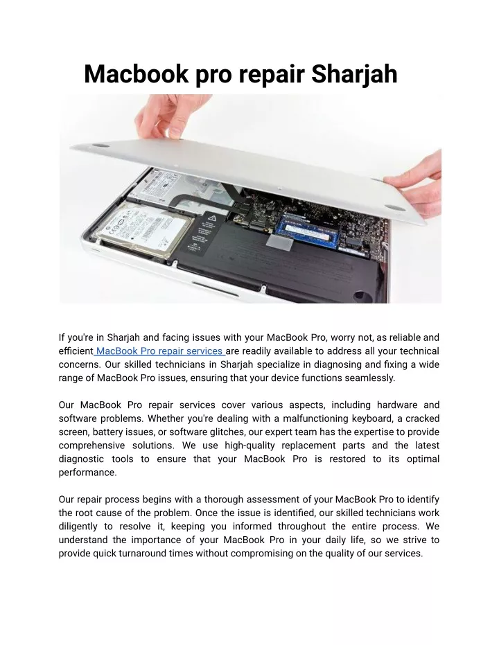 macbook pro repair sharjah