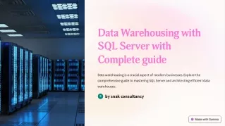 Data Warehousing with SQL Server with Complete guide