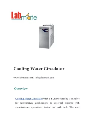 cooling water circulator