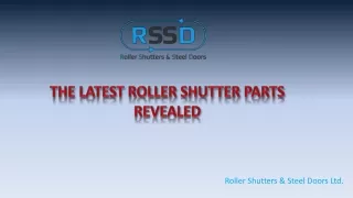 The Latest Roller Shutter Parts Revealed