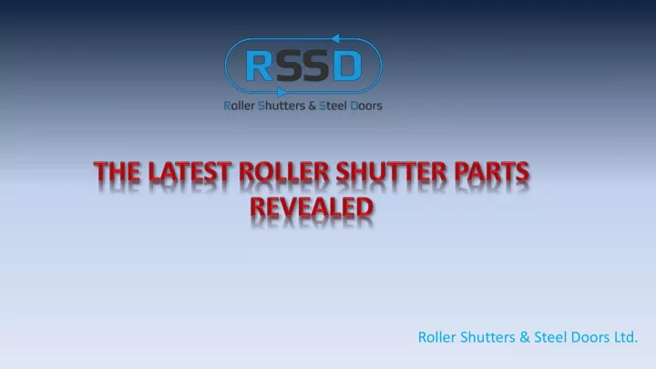 the latest roller shutter parts revealed