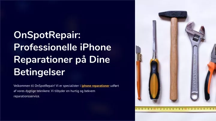 onspotrepair professionelle iphone reparationer