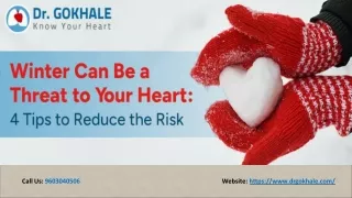 Winter Heart Risks: Protect with 4 tips | Dr Gokhale