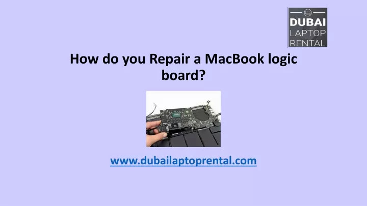 how do you repair a macbook logic board