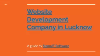 Website Development Company in Lucknow