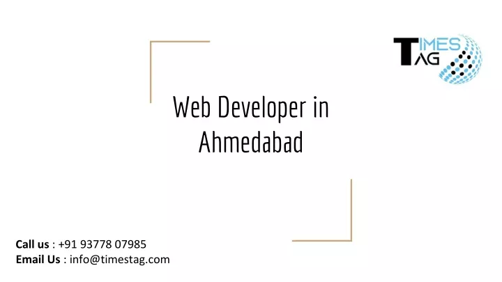 web developer in ahmedabad