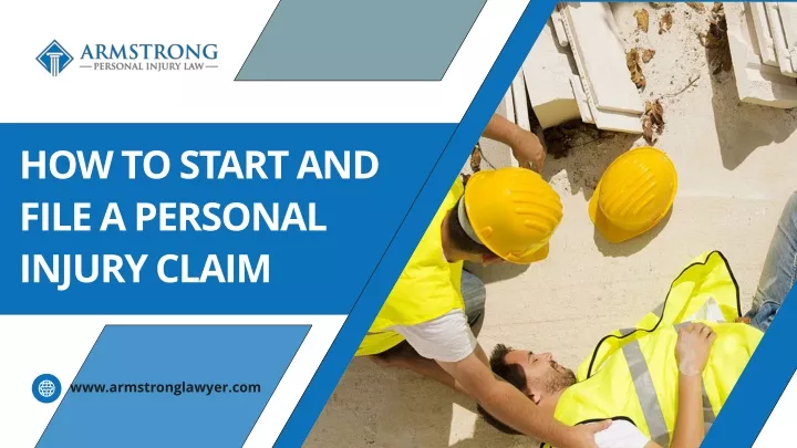 how to start and file a personal injury claim