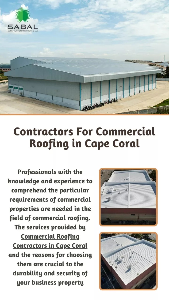 contractors for commercial roofing in cape coral