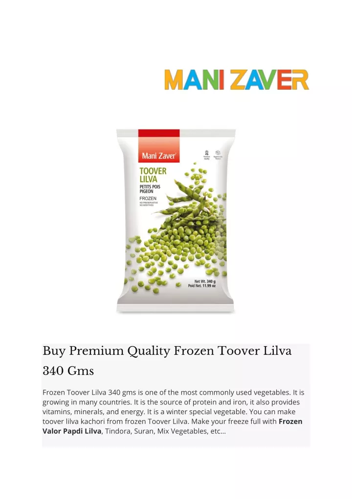 buy premium quality frozen toover lilva