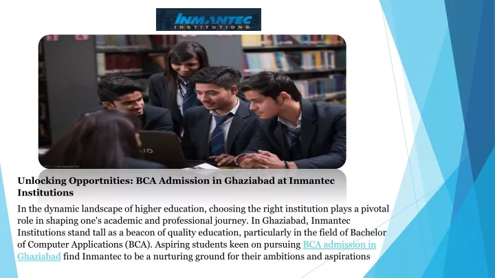 unlocking opportnities bca admission in ghaziabad