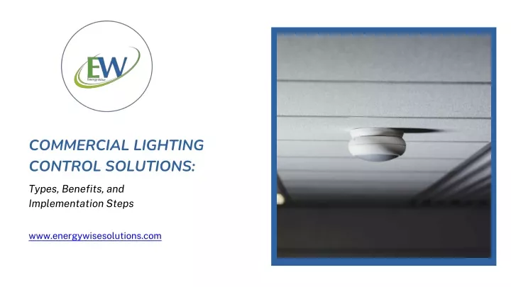 commercial lighting control solutions
