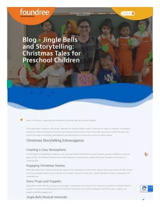 Jingle Bells and Storytelling Christmas Tales for Preschool Children