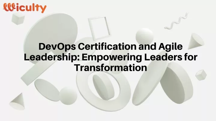 devops certification and agile leadership
