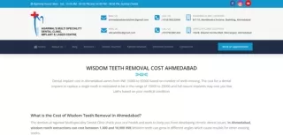 Wisdom Teeth Removal Cost in Ahmedabad