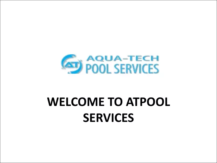 welcome to atpool services