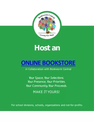 Host an Online Bookstore Booklet