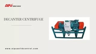 Decanter Centrifuge