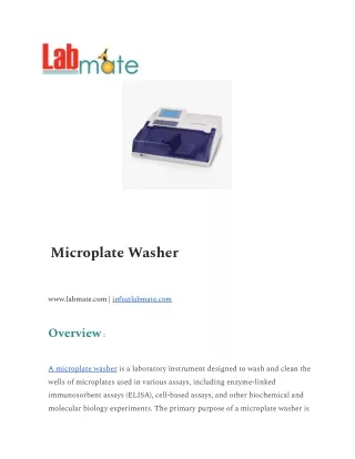 microplate washer