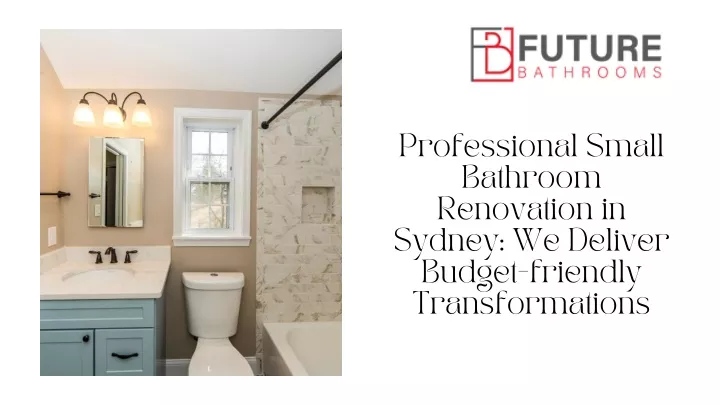 professional small bathroom renovation in sydney