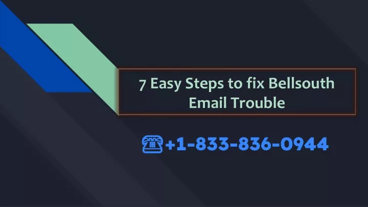 7 easy steps to fix bellsouth email trouble