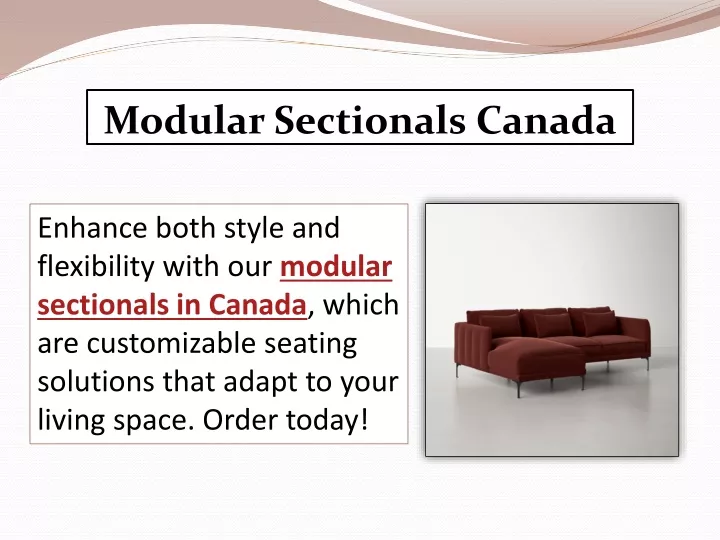 modular sectionals canada