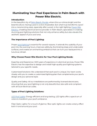 Power rite electric