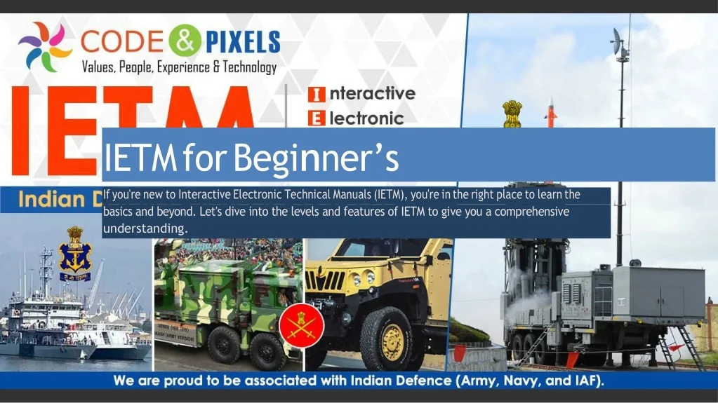PPT - IETM for Beginners Code and Pixels PowerPoint Presentation, free ...