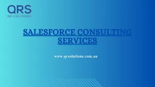 salesforce consulting services