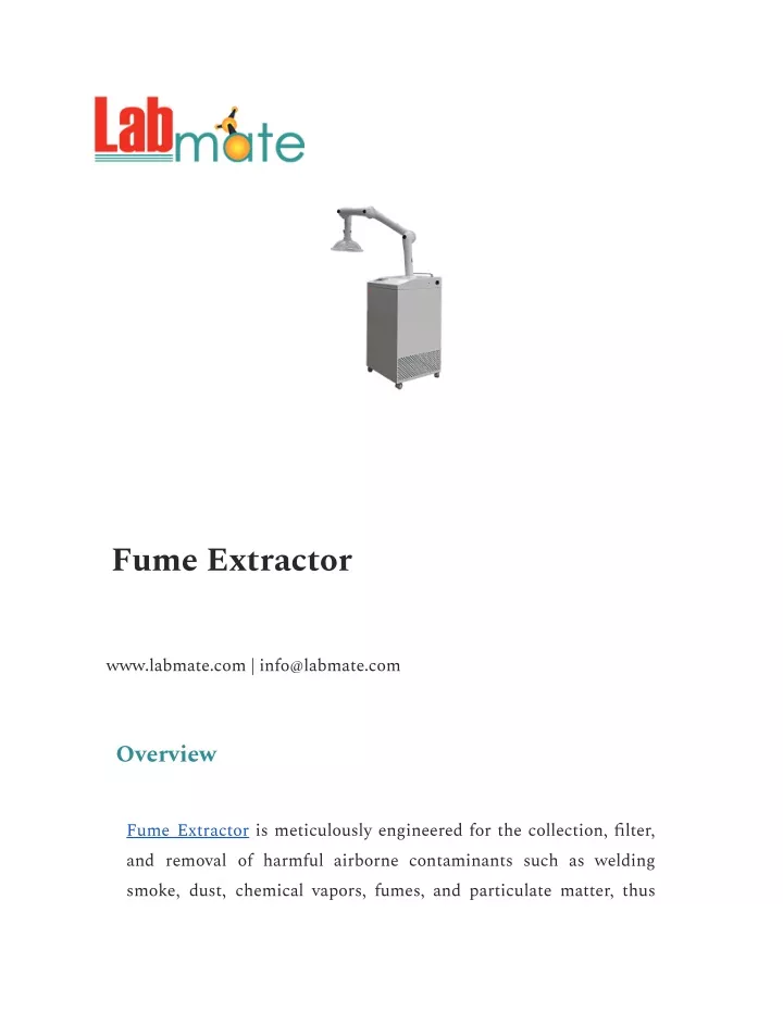 fume extractor