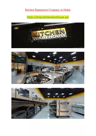 kitchen equipment company in dubai