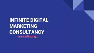 Infinite  digital  marketing consultancy