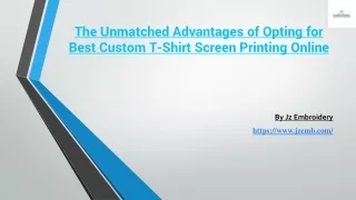 The Unmatched Advantages of Opting for Best Custom