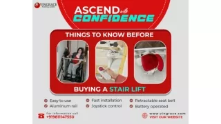Inclined towards Safety Things to Know before Buying a Stair lift - Vingrace