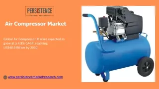 Air Compressor Market: Size, Share, Scope, Segmental Analysis, Demand, Challenge