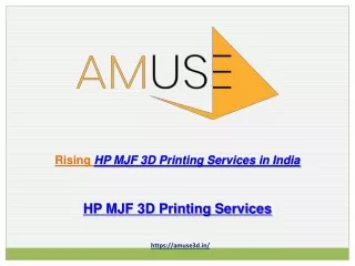 rising hp mjf 3d printing services in india