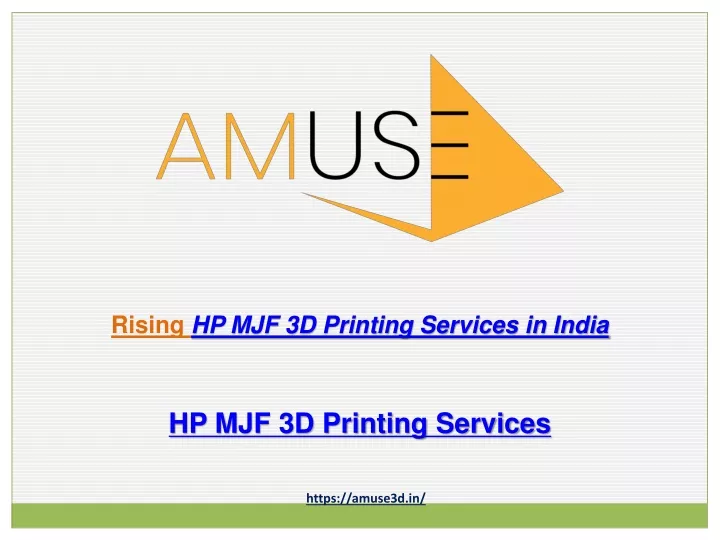 rising hp mjf 3d printing services in india