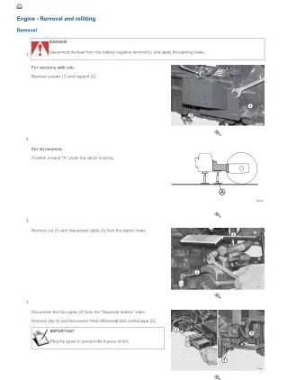 Lamborghini rf.90 Tractor Service Repair Manual (SN 3001 and up)