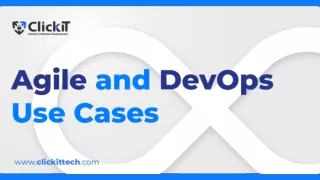 Agile and DevOps Use Cases - ClickIT