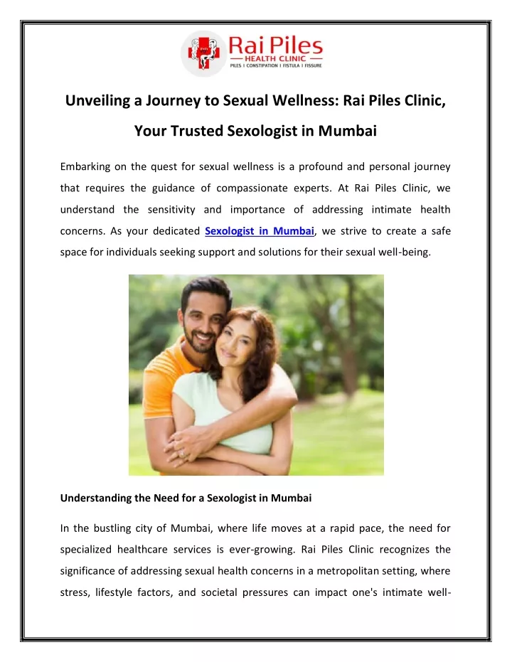 unveiling a journey to sexual wellness rai piles